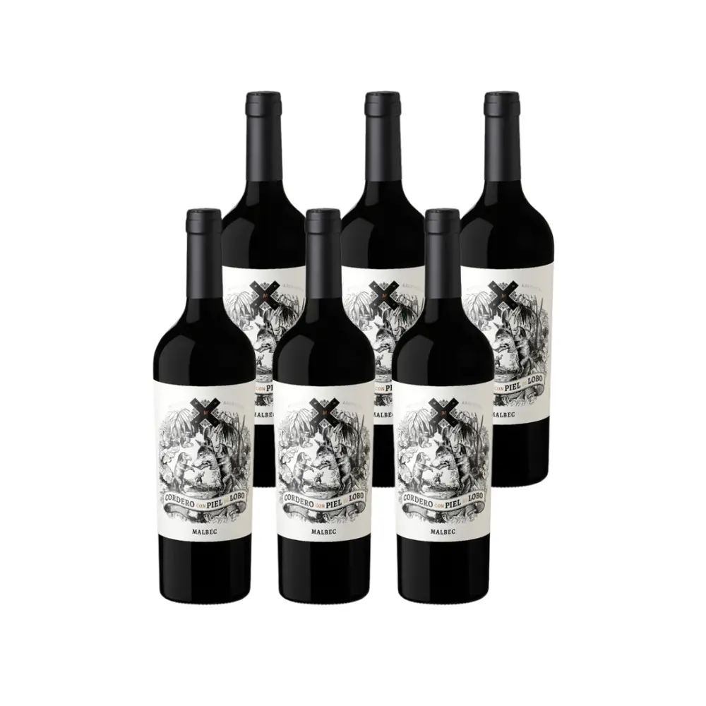 Cordero con Piel de Lobo Malbec Caja x 6 unidades